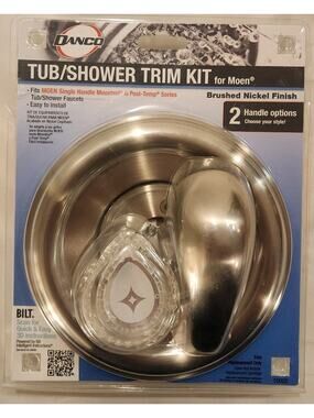 Danco Moen Tub Shower Trim Kit Brushed Nickel 10002 New Open Package